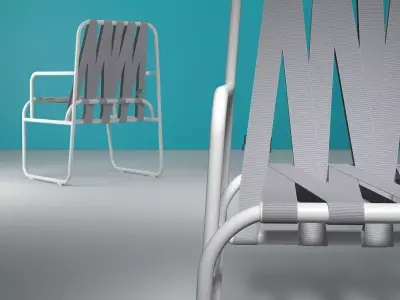 Dozequinze Chair 3D model