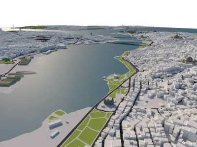 Istanbul Partial 3D Model 3D model