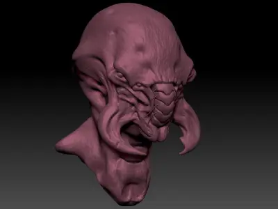 Alien Creature 3D print model