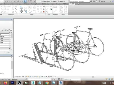 revit urban furniture  families pack 3D model