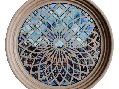 Gothic Window 07 3D model
