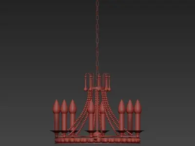 Candelia Chandelier 3D model
