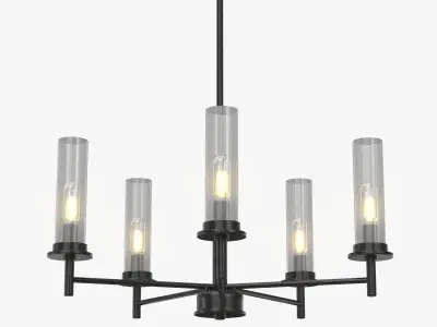 Kellwyn Collection Five-Light Transitional Style Chandelier  3D model