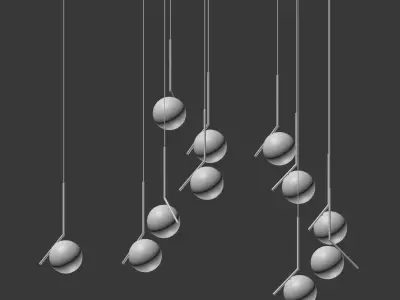 Flos Ic Light Set 3D model