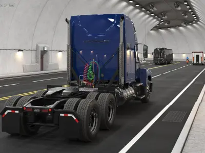  2025 Semi Truck Blue 