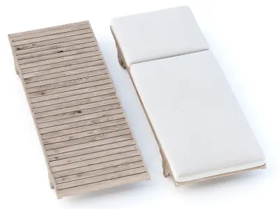 Eva chaise lounge EV23 by Bpoint Design  3D model