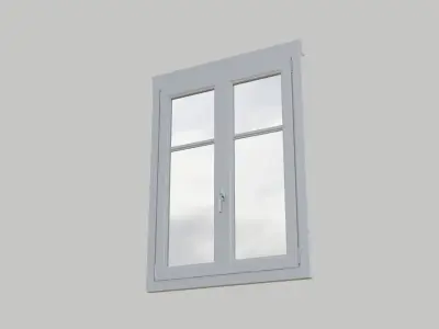 Classic Window Low-poly 3D model