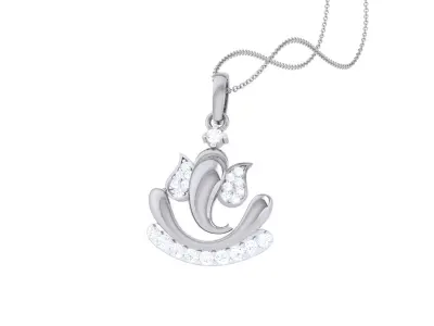 Spiritual Ganesha Pendant 3D print model