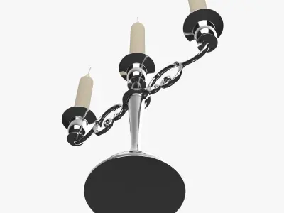 Candlestick candelabra 3D model
