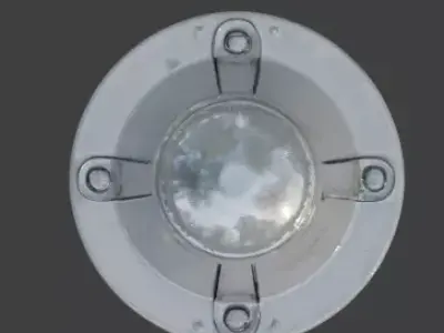 Urban Safety Bollard 3D Model Free low-poly 3D model