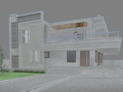   VILLA 3d model of an outdoor by Professional Designers 3D model