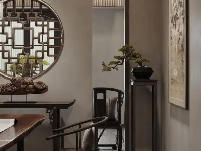 apartment interior scenes    3D model 24