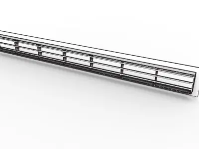 Hafele Kitchen Ventilation Grill 3D model