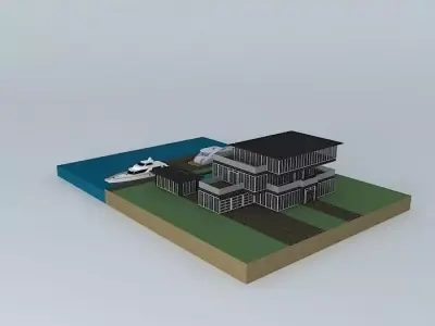 Nice Modern House Free 3D model