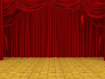 Theater Curtains  3D model