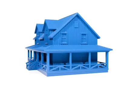 North American house 2 3D print model