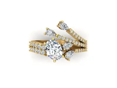 Jewelry ring 204 3D print model
