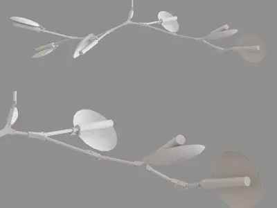 BRANCHING DISC Low-poly 3D model