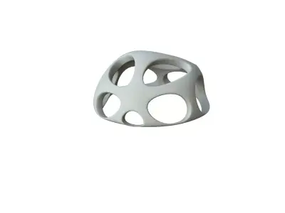 SciFi Cube Object No 55742 Low Poly Shape Low-poly 3D model