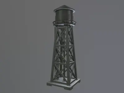water tower Free 3D model