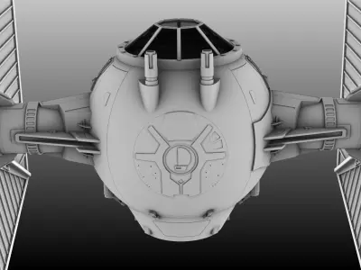 TIE FIGHTER HIGH DETAIL 3D model