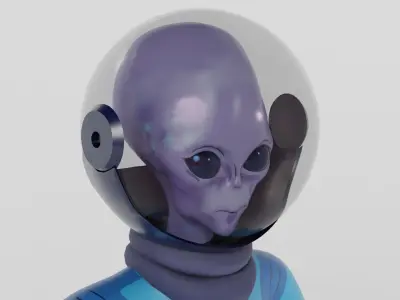 Sci-Fi Character  3D model