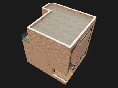 Brick House 6 3D model