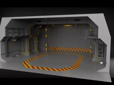 gates for the tunnel 3D model