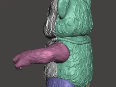 STL File 3D Ewoks Nippet 3D Print Model 3D OBJ 3D print model 3D print model