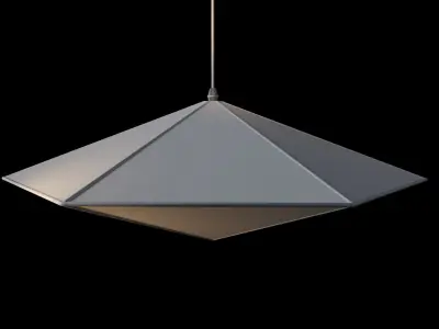 Pendant geometric glass light  Free 3D model