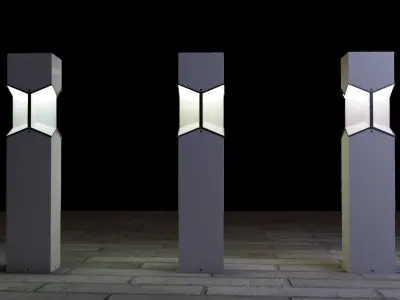 Modern Street lamp 3D model