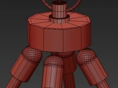 comodo commodore chandelier 3D model