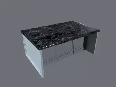 Kitchen island 3D model
