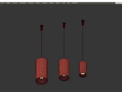 MASS pendant Low-poly 3D model