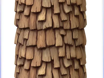 Stylized Roof Seamless Texture Texture 10