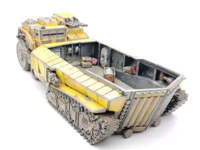 The Whaleshark Armored transport 3D print model