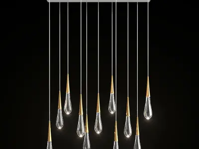 The pour lights 3D model