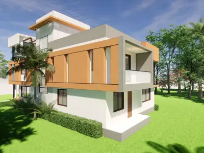Contemporary Luxury House - Modern Villa Architecture 3D model