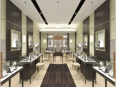 Jewelry Shop 3D model