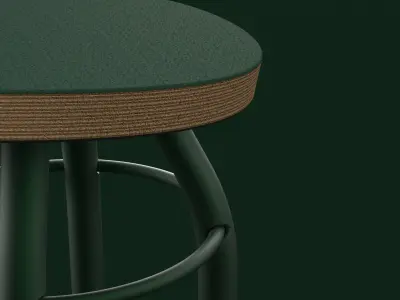 Stool for cafe 3D model