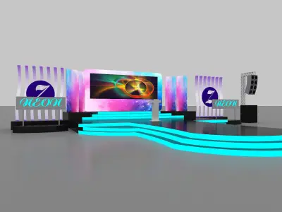 Event Stage Design 3D model