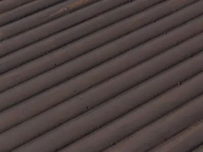 Dark Stained Log Siding PBR Texture 4K  Texture