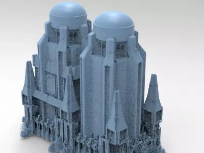 Fantasy Gondor Structure 2 designs 3D model