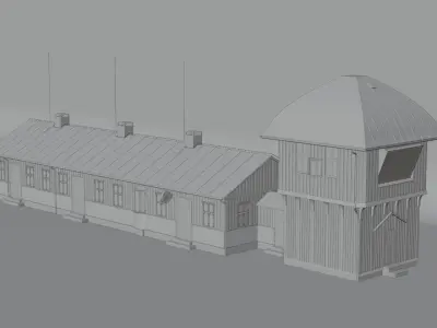 Det Gule Palae 3D model