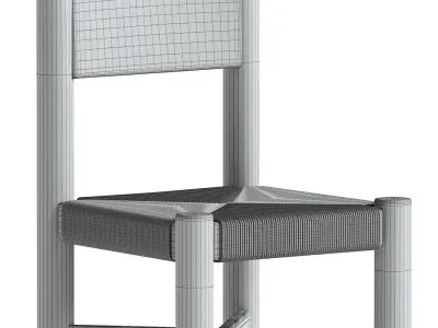 Nonna Bar Stool 3D model