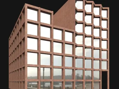 Office Building 3D model 438