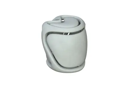 SciFi Cube Object No 68544 Low Poly Shape Low-poly 3D model