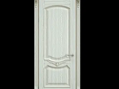 Door collection Low-poly 3D model