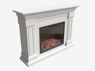 Grand Electric Fireplace Deland 3D model