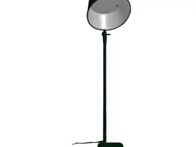Modern Black Floor Lamp 3D Model Low-poly 3D model